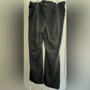 RBX Black Activewear Wide Leg Pants 3X